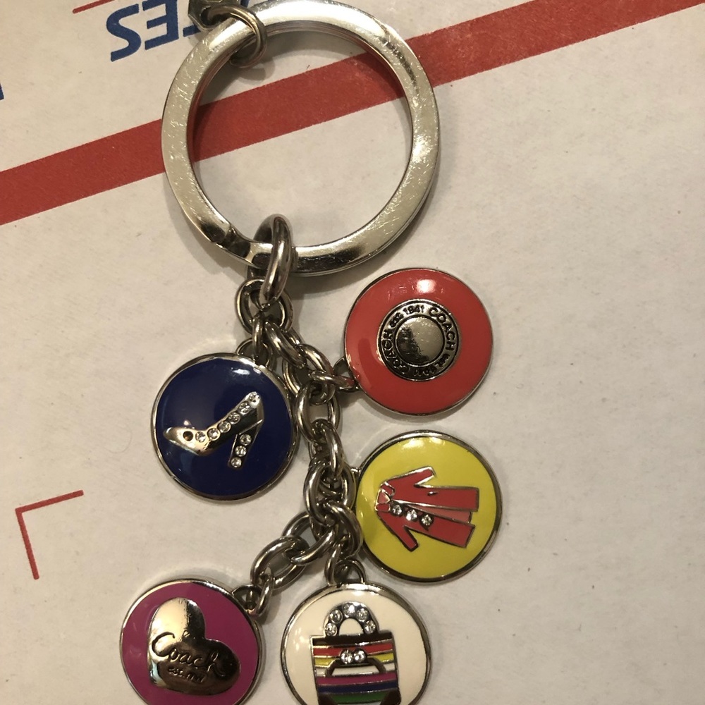 Coach Legacy Charms Keychain